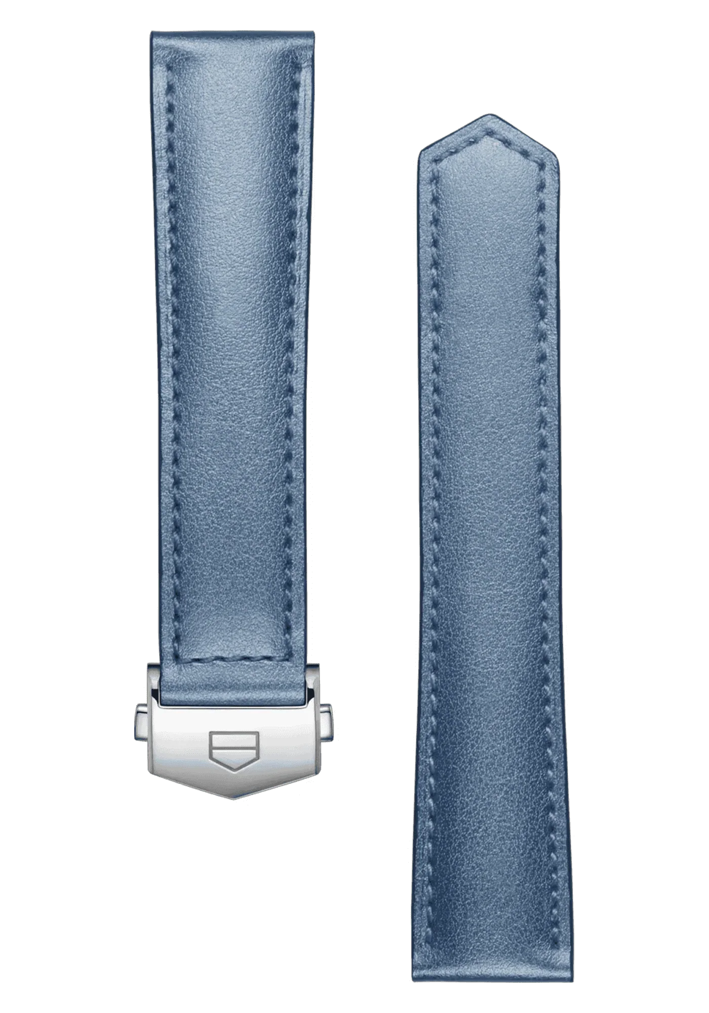 Carrera 39mm Metallic Blue Leather Strap - OM Luxury